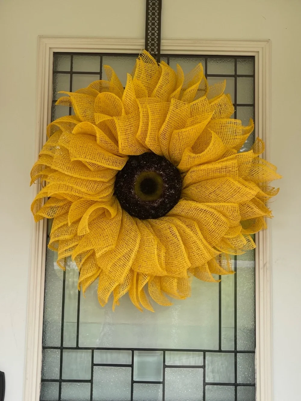 *NWT Sunflower Spring Theme Front Door Wreath